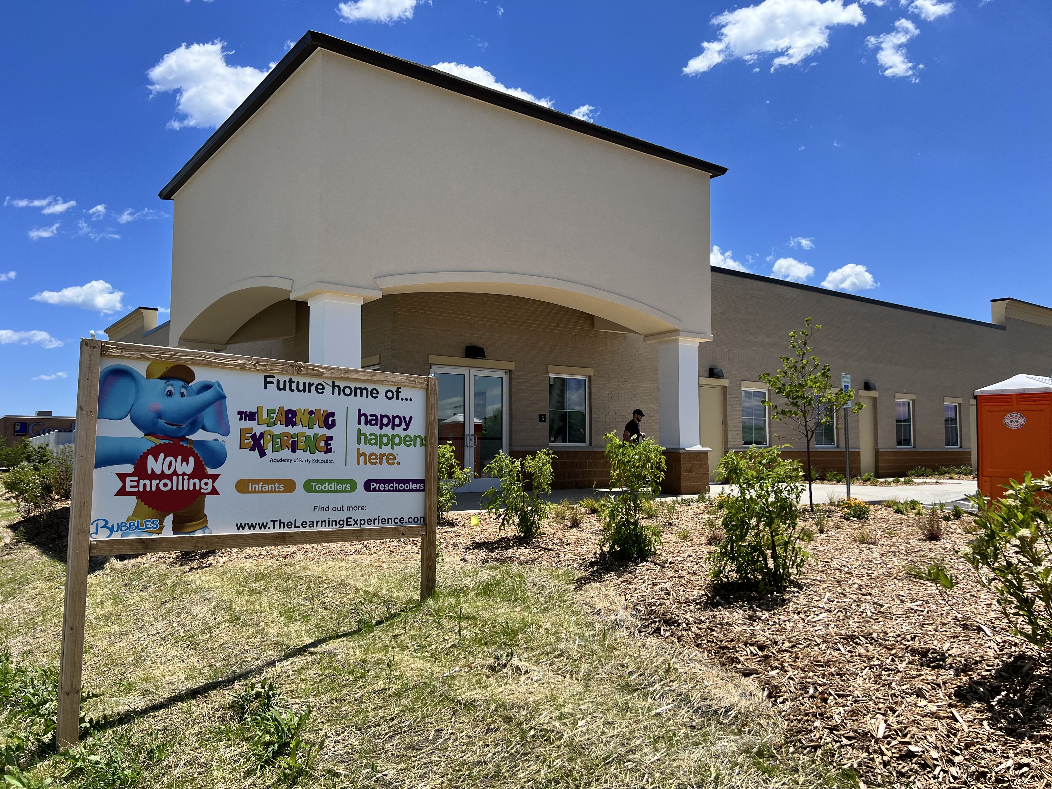 Post-construction cleaning of a newly built daycare facility